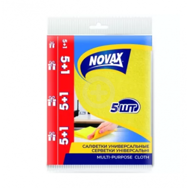 Салфетки Novax универсальные 5 1 штук